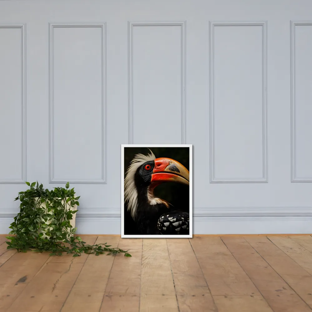 Majesty of the Hornbill | Poster with White Frame | 18″×24″
