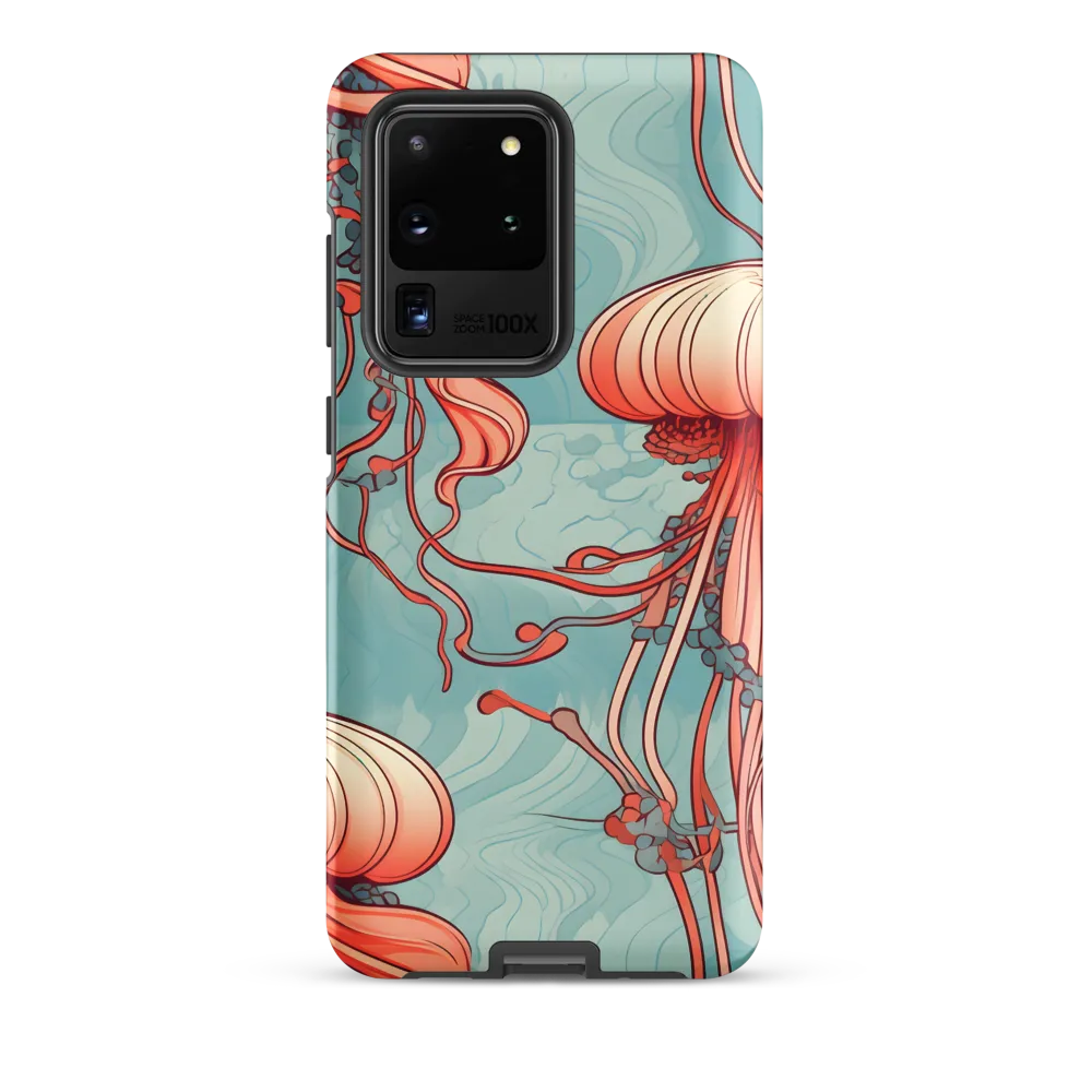 Ethereal Dance of Jellyfish | Phone Case |  S20 Ultra | Tough Case | Matte