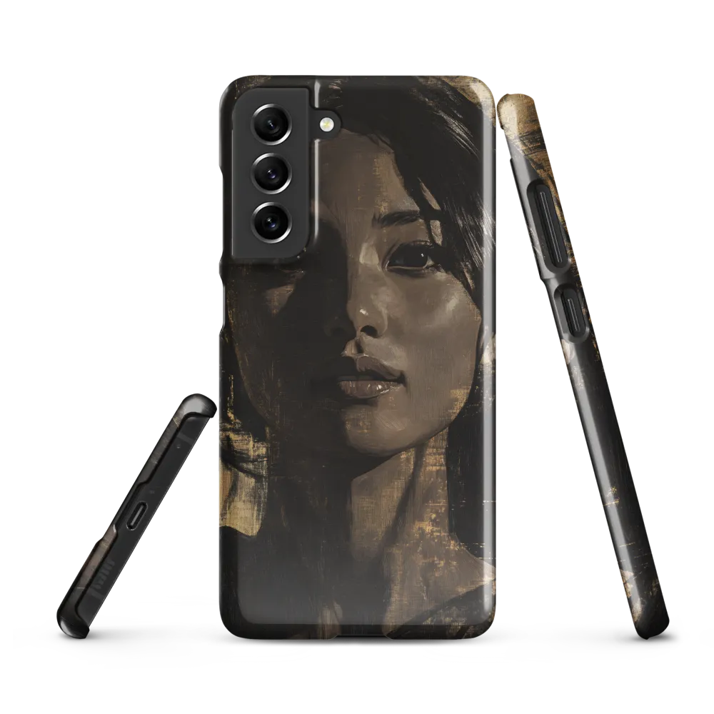 Golden Gaze: A Contemporary Portrait