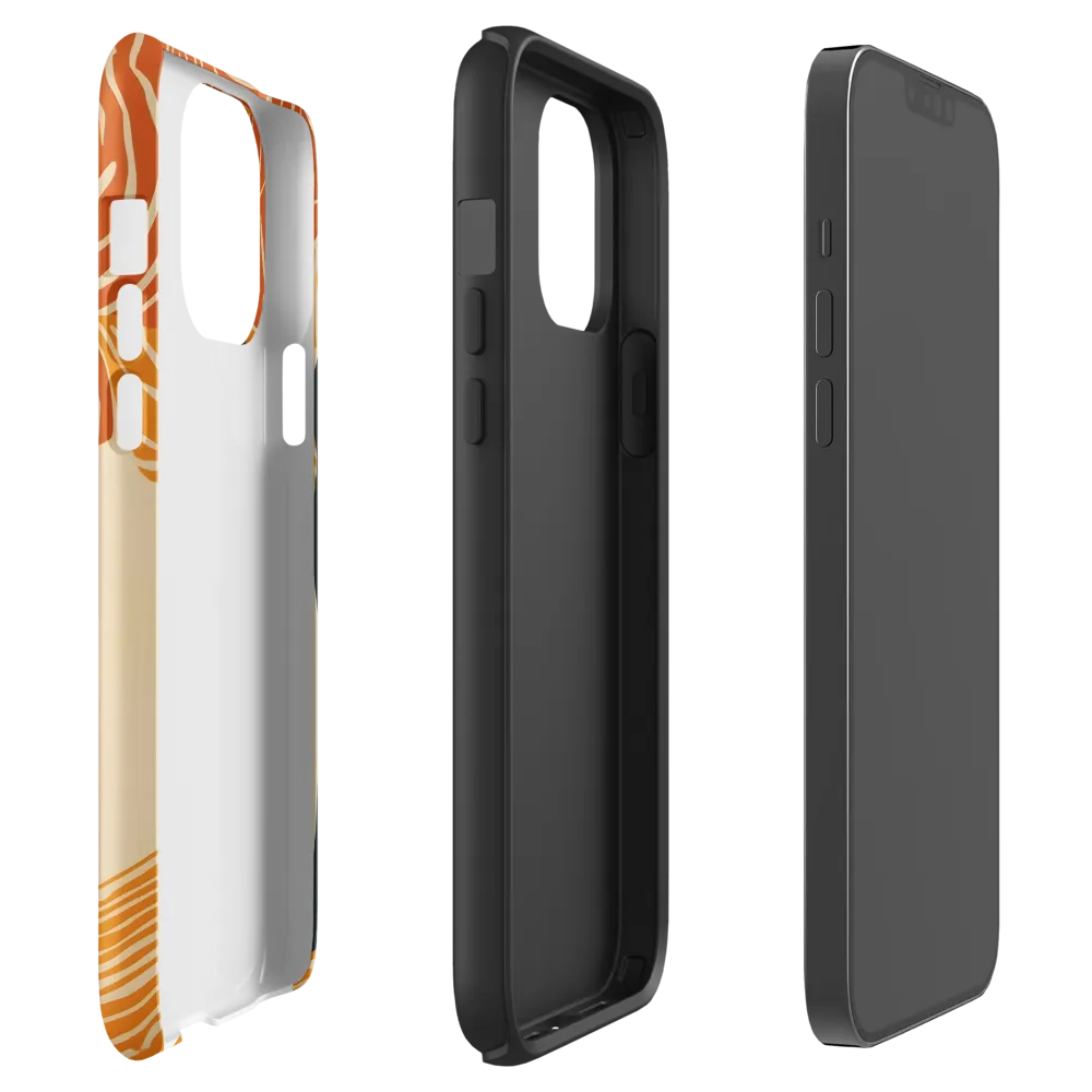 Silent Reflections under Swirling Leaves | Phone Case |  13 Pro Max | Tough Case | Matte