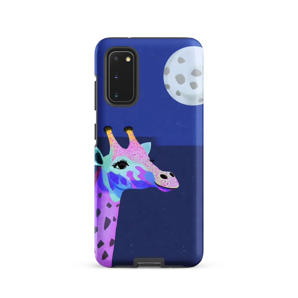 Whimsical Giraffe Under the Stars