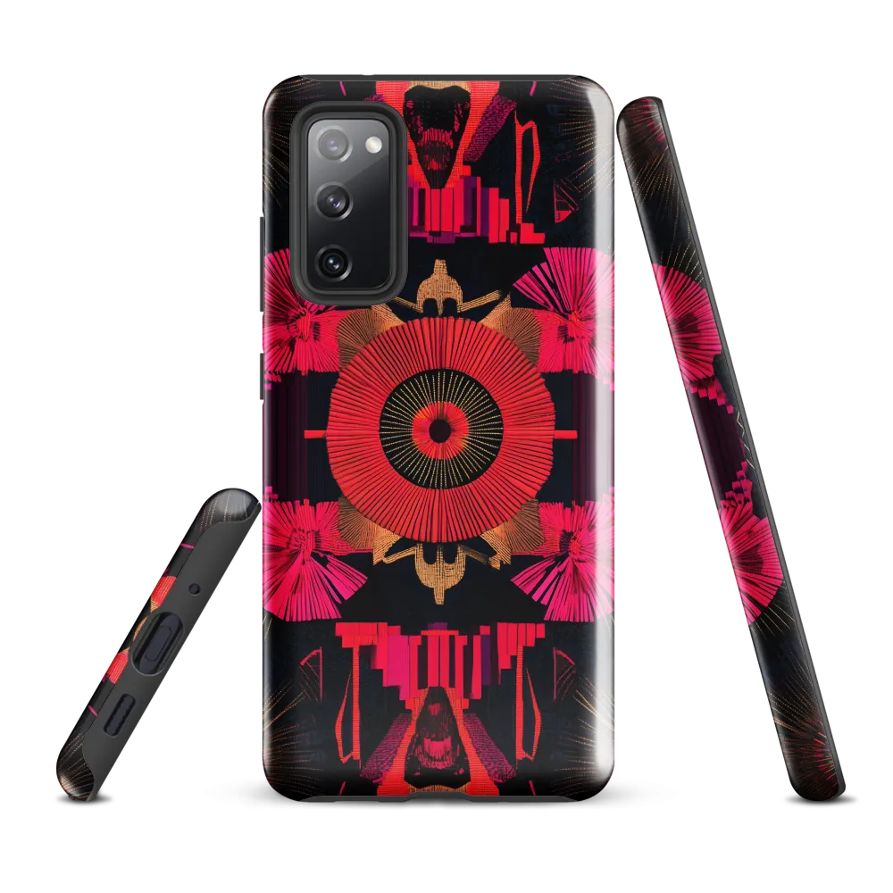 Dynamic Geometric Symphony | Phone Case |  S20 FE | Tough Case | Glossy