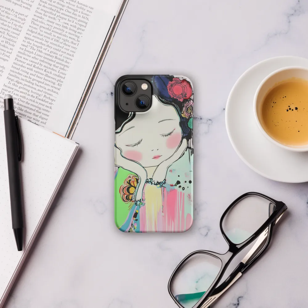 Whispers of Contemplation | Phone Case |  14 | Snap Case | Matte
