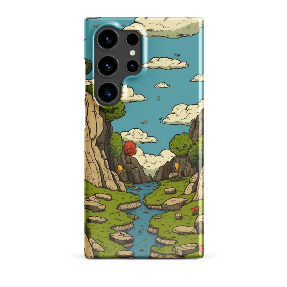 Whimsical Serenity: A Canyon Landscape
