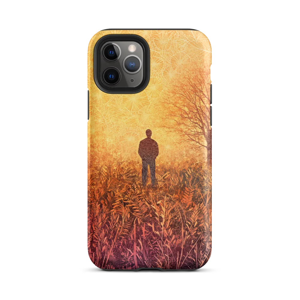 Contemplation in a Surreal Landscape
