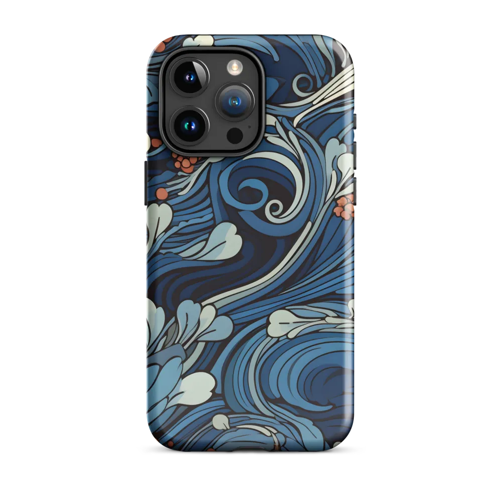 Nature's Elegance: An Oceanic Tapestry | Phone Case |  15 Pro Max | Tough Case | Glossy