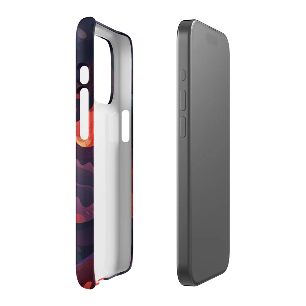 Ethereal Waves of Color | Phone Case |  15 Pro | Snap Case | Matte