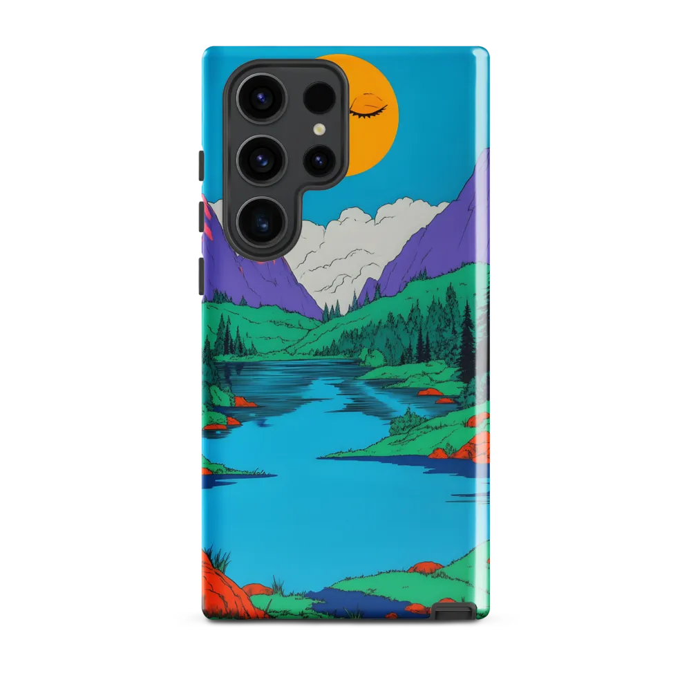 Whimsical Serenity in Vibrant Colors