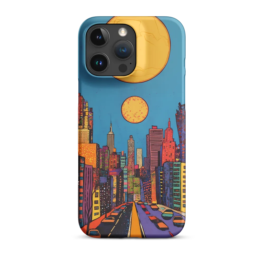 Urban Vibrance: A Pop Art Cityscape | Phone Case |  16 Pro Max | Snap Case | Matte