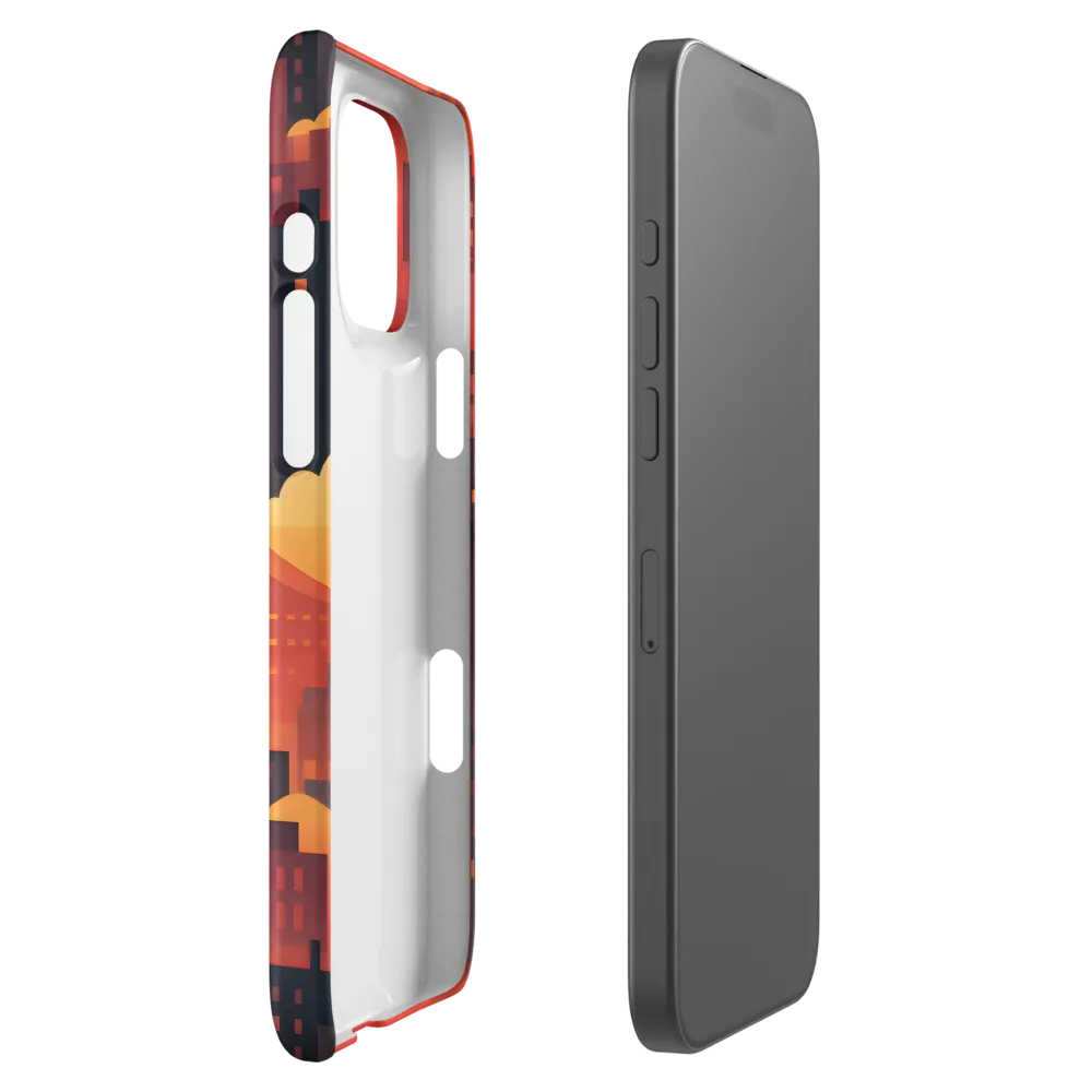 Radiance of the Urban Horizon | Phone Case |  16 Pro Max | Snap Case | Matte
