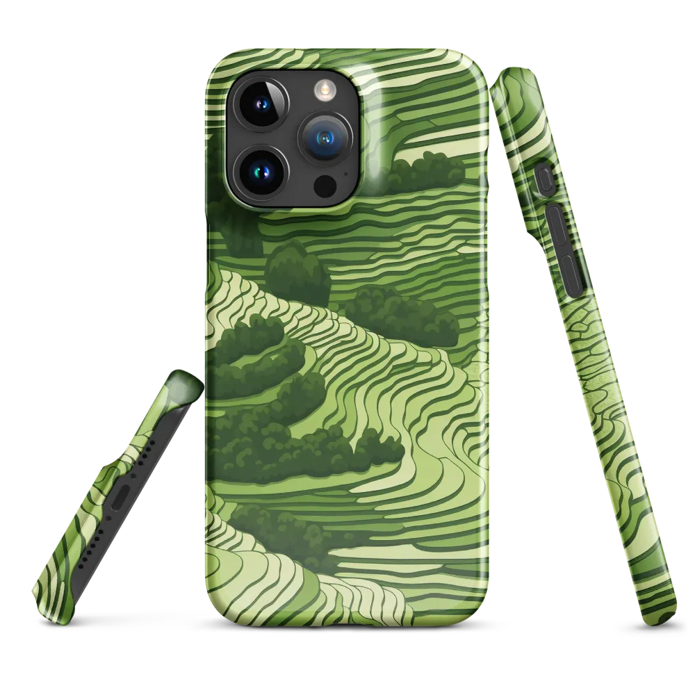 Waves of Green: An Abstract Landscape