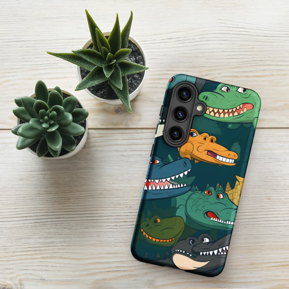 Cheerful Crocodilian Parade