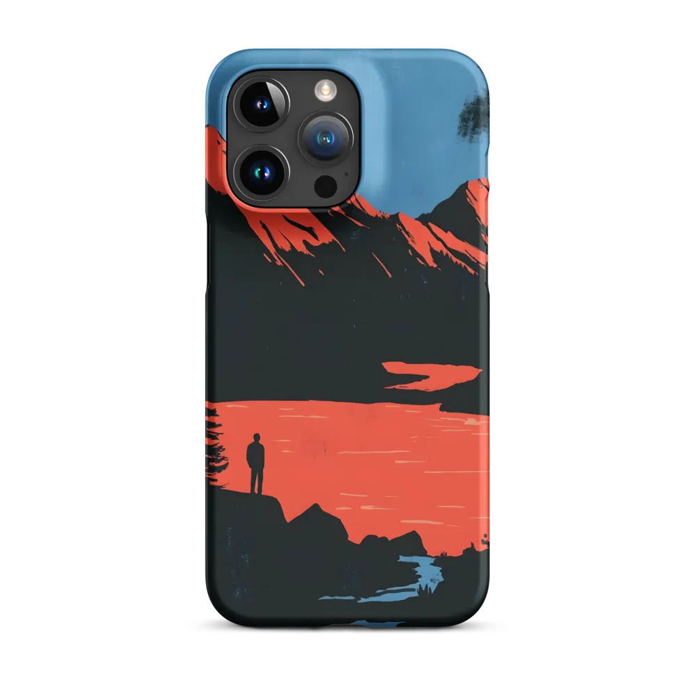 Serenity in Contrast | Phone Case |  15 Pro Max | Snap Case | Matte