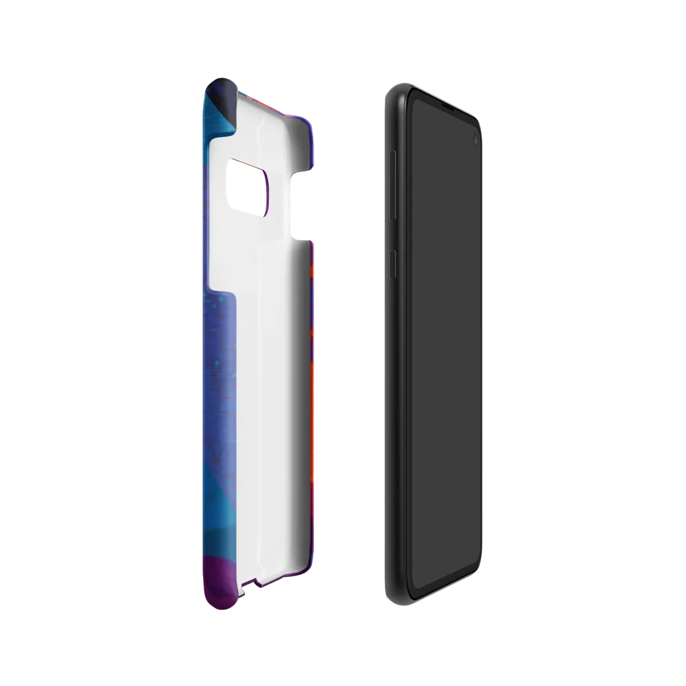 Cyan Profile with Magenta Mosaic