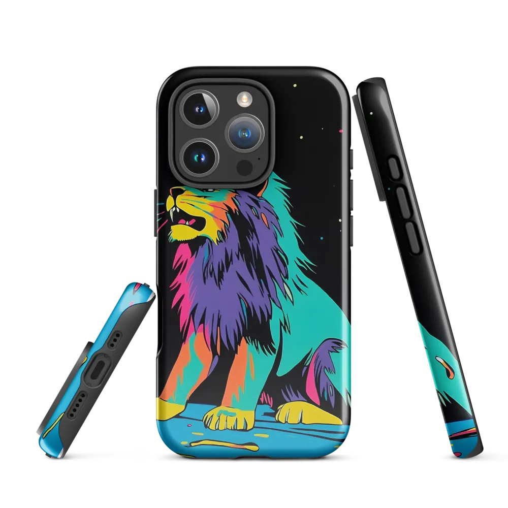 Roaring Colors: The Neon Lion