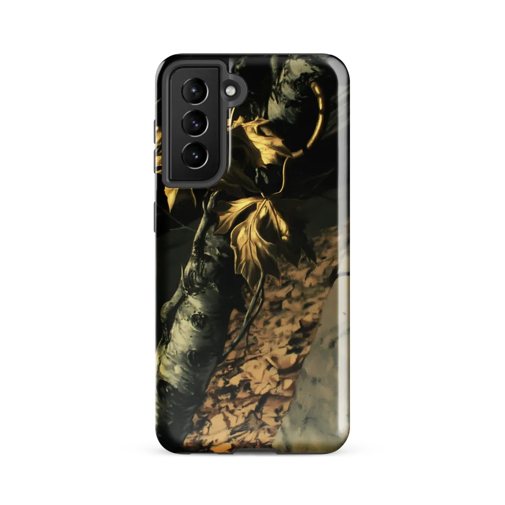 Golden Serenity: A Close Encounter with Nature