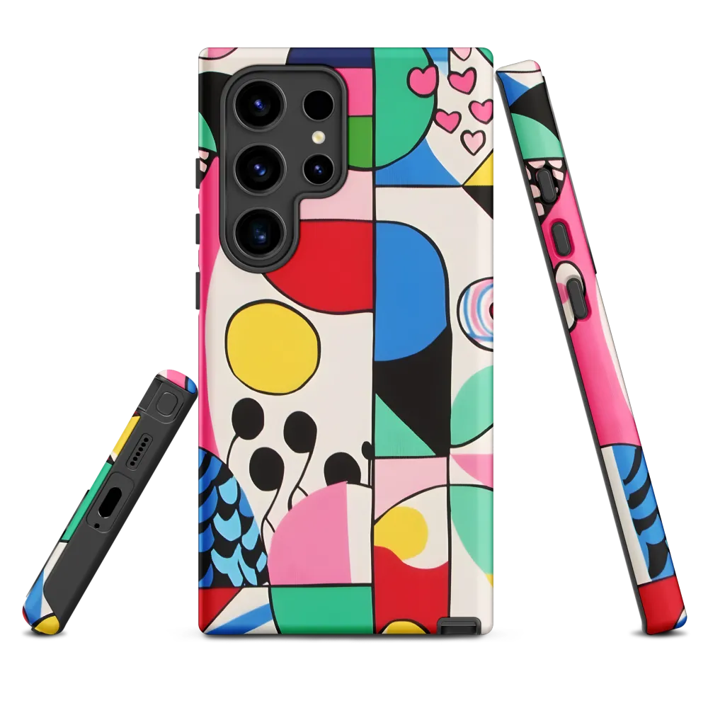 Dynamic Interplay of Shapes | Phone Case |  S24 Ultra | Tough Case | Matte