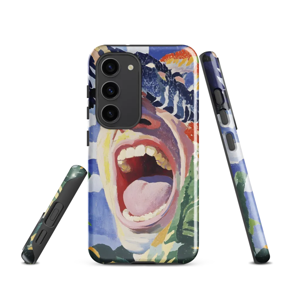 The Echo of Anguish | Phone Case |  S23 | Tough Case | Glossy