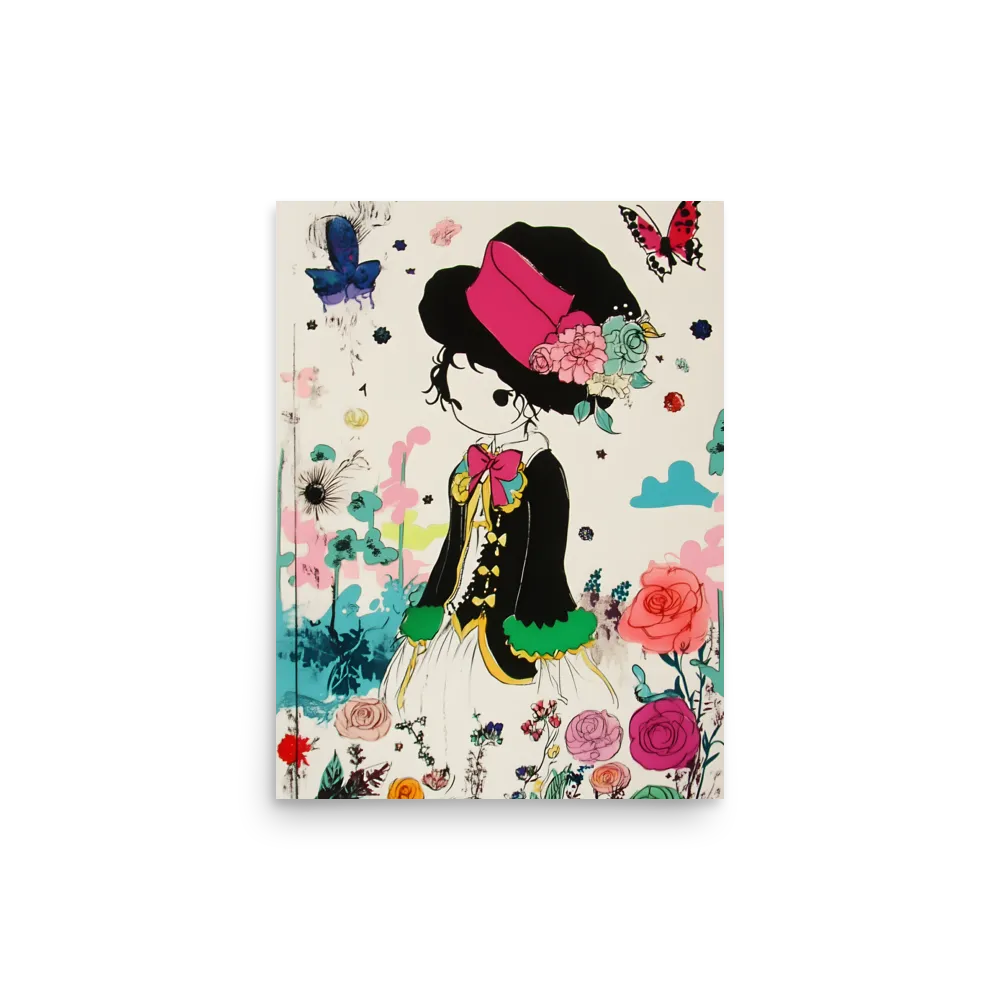 Whimsical Garden Reverie | Poster | 12″×16″