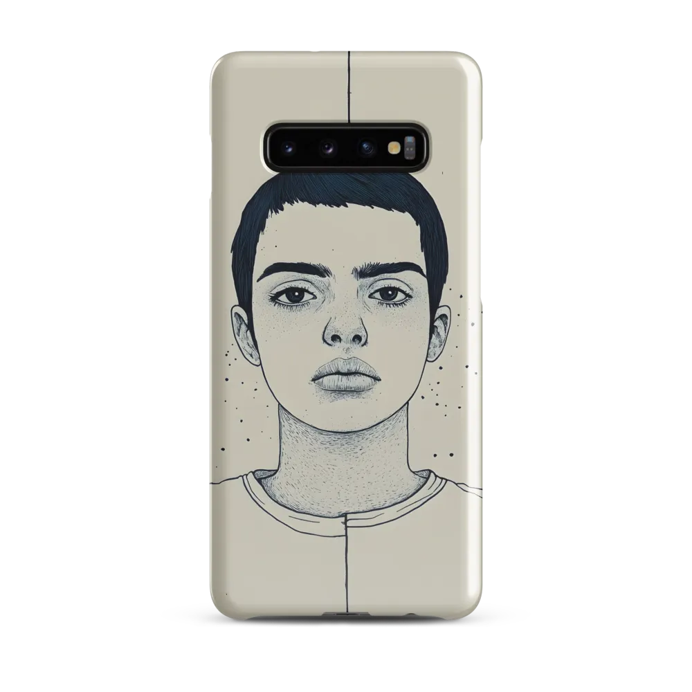 Embodying Serenity: A Contemporary Portrait | Phone Case |  S10 Plus | Snap Case | Glossy