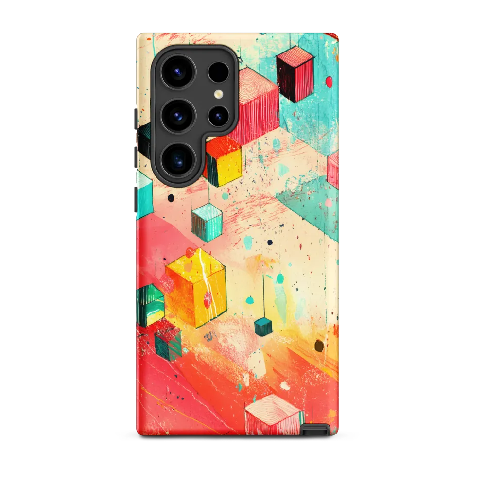 Suspended Cubes in Colorful Abstraction