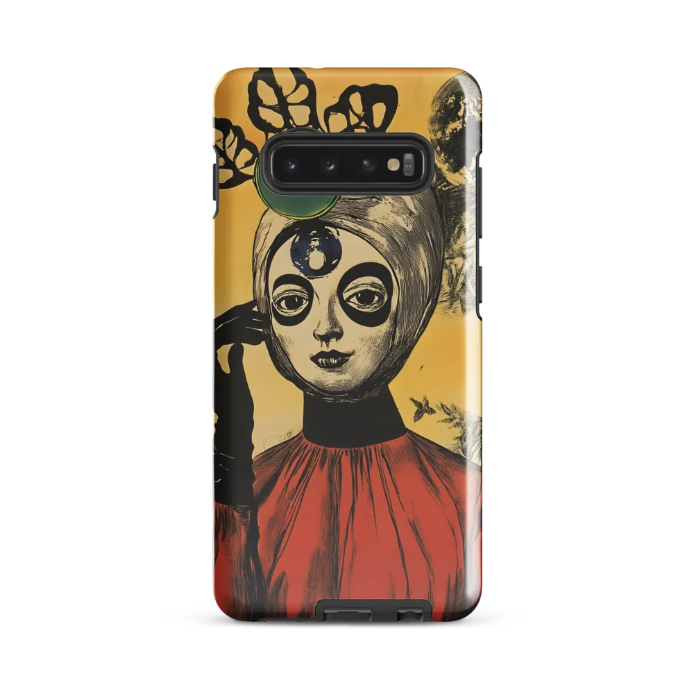 Enigmatic Portrait of Surrealism | Phone Case |  S10 Plus | Tough Case | Glossy