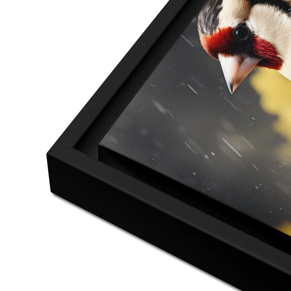 Harmony in Nature: A Goldfinch Amidst Blooms