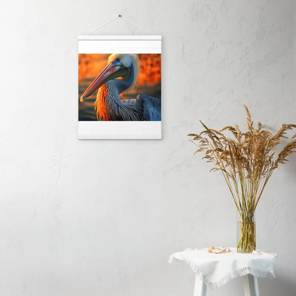Elegance of the Pelican at Sunset