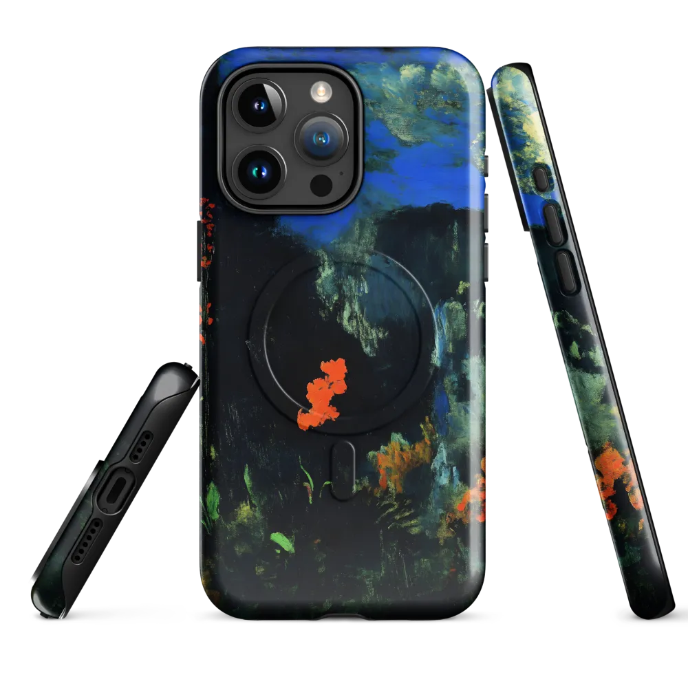 Serene Landscape in Bloom | Phone Case |  15 Pro Max | MagSafe® Tough Case | Glossy