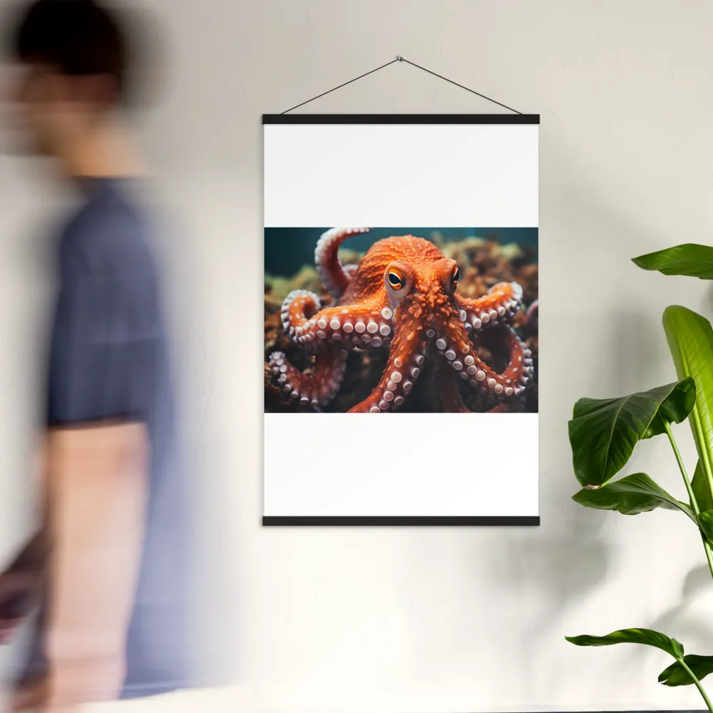 Curious Depths | Poster With Black Wood Hanger | 24″×36″