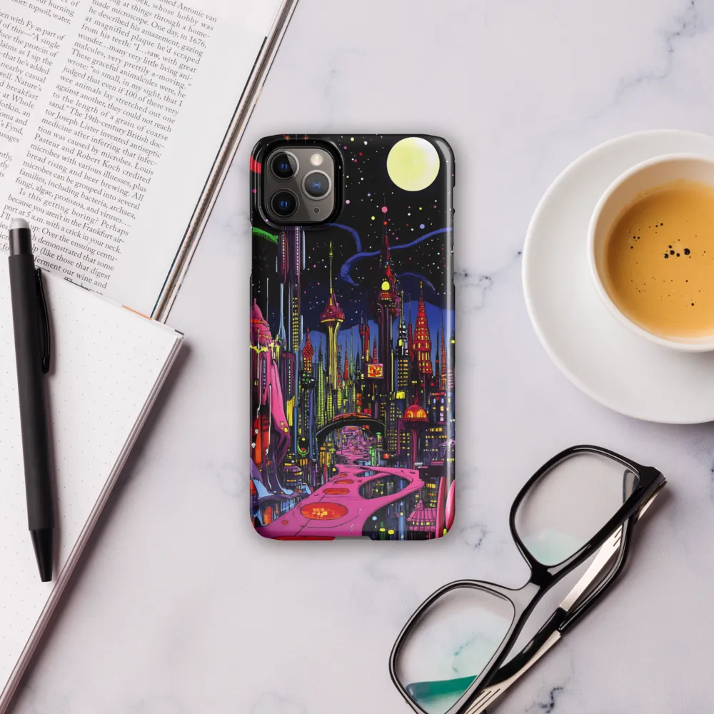 Neon Dreams of a Futuristic City | Phone Case |  11 Pro Max | Snap Case | Glossy