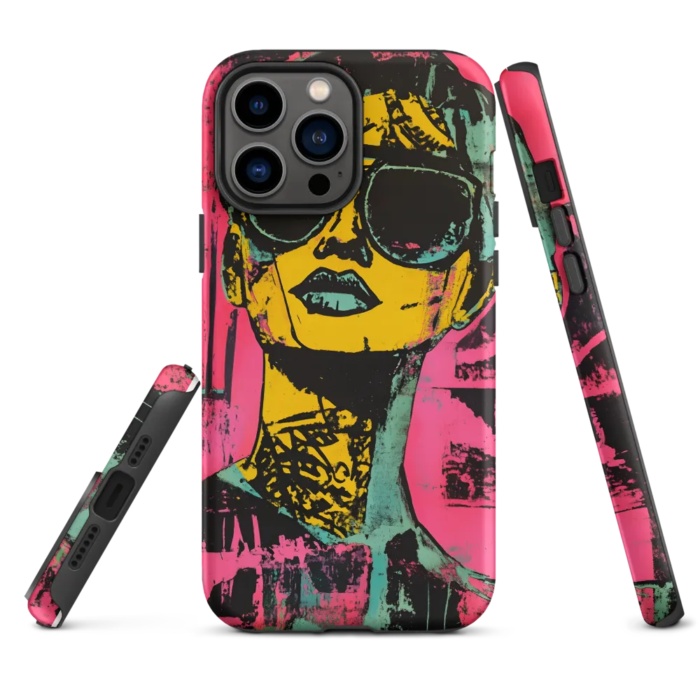 Confident Portrait in Neon Colors