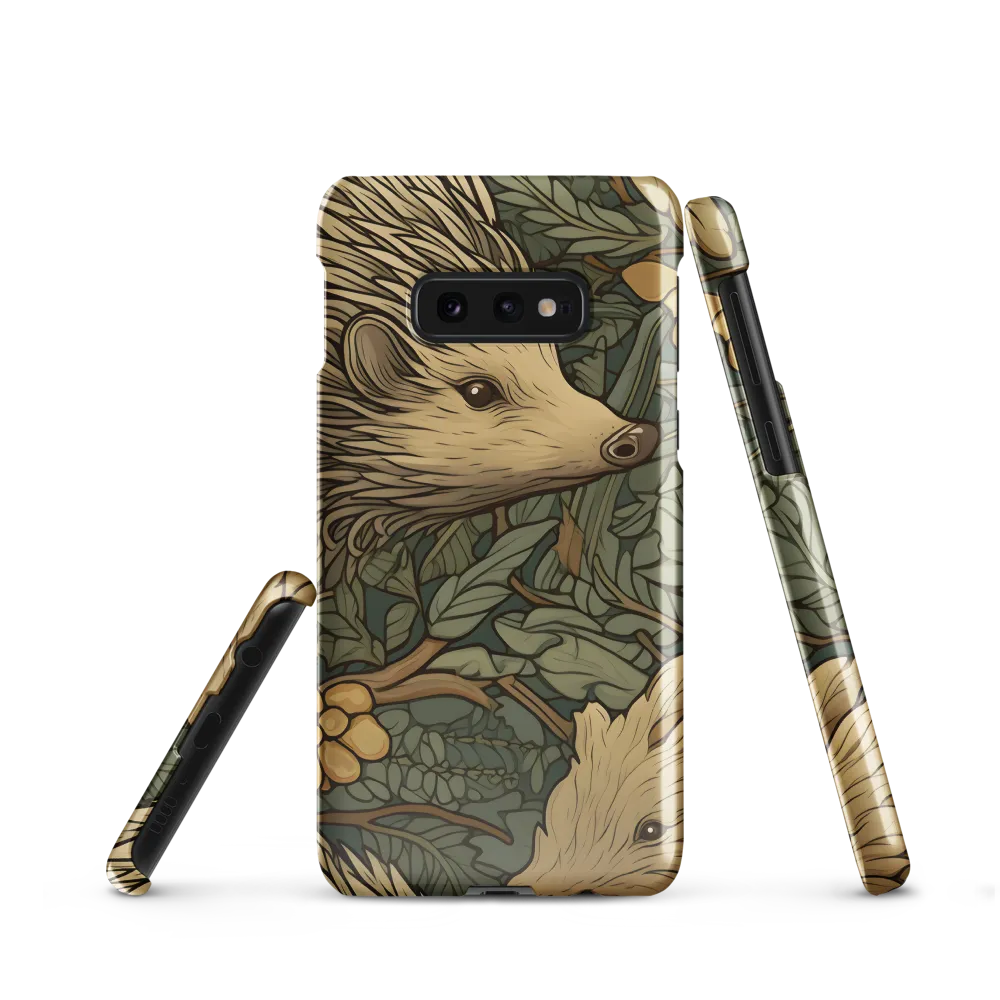 Whimsical Hedgehog Garden | Phone Case |  S10e | Snap Case | Glossy