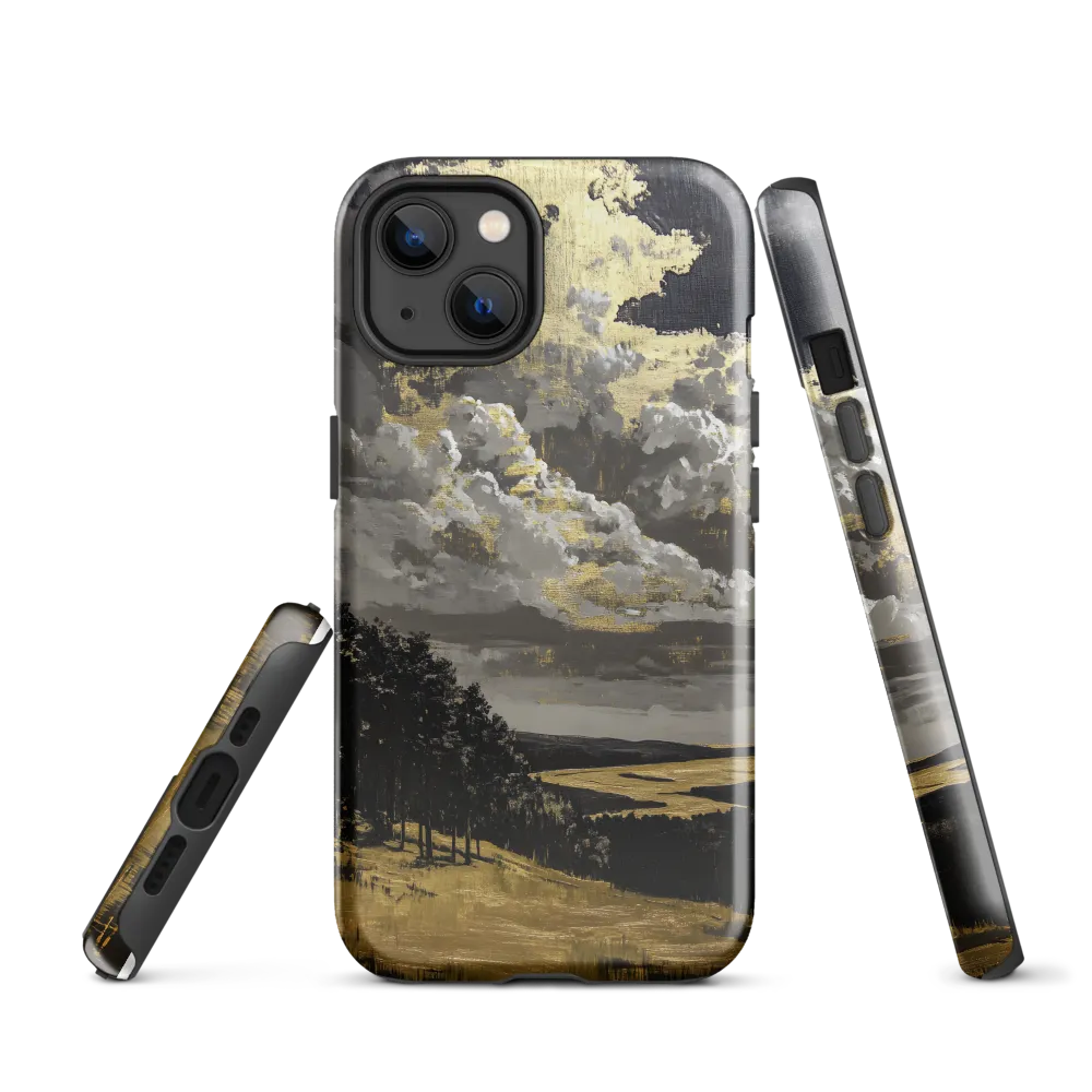 Golden Serenity in a Dramatic Sky | Phone Case |  13 | Tough Case | Glossy