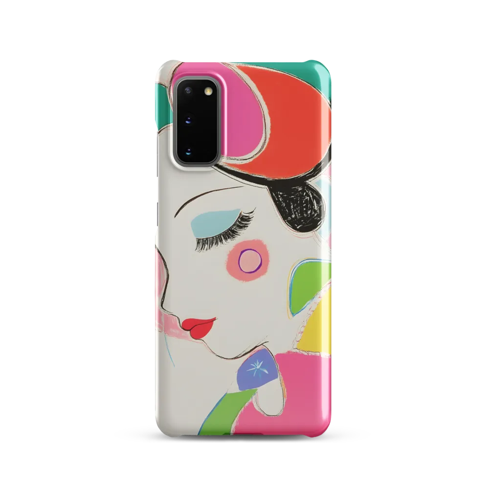 Whimsical Portrait in Colorful Abstraction
