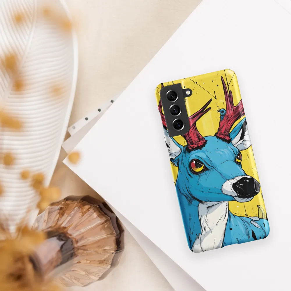 Vivid Antlers: A Modern Take on Nature