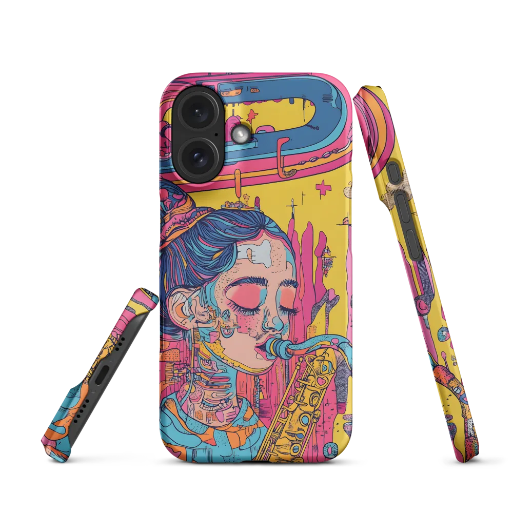 Neon Nocturne — Saxophone Portrait