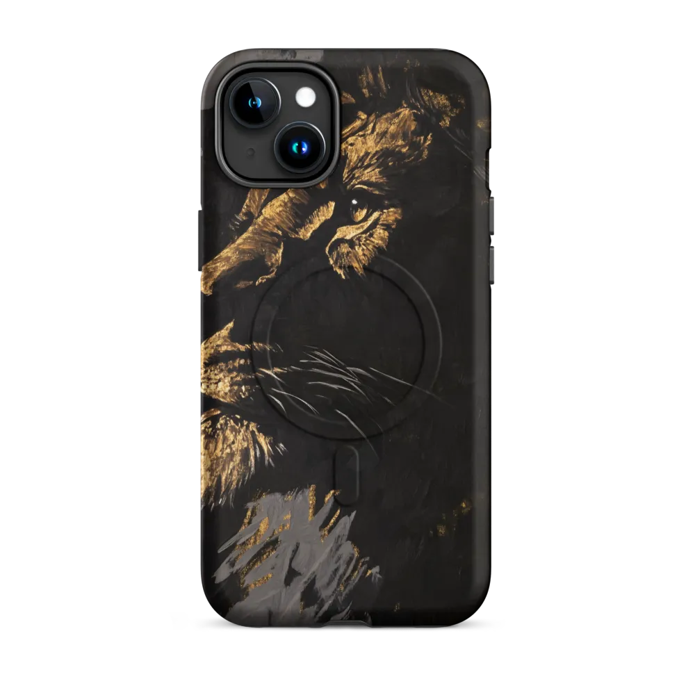 Majestic Gaze: The Golden Lion