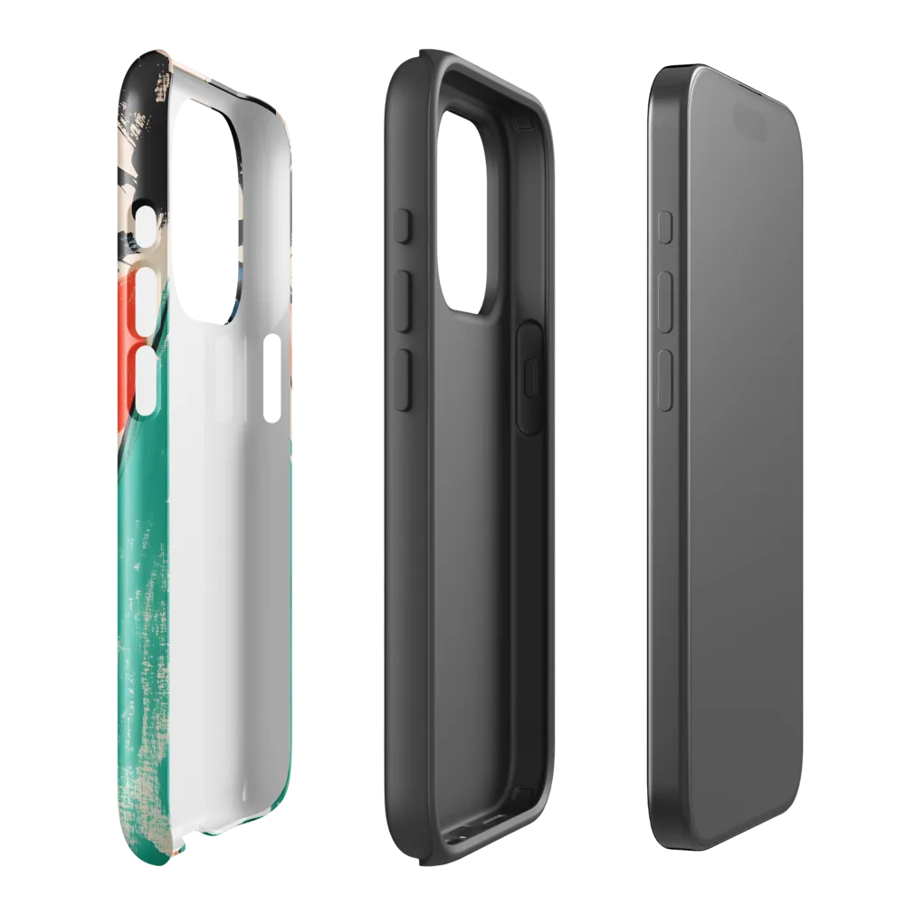 Vivid Portrait of a Modern Muse | Phone Case |  15 Pro | Tough Case | Glossy