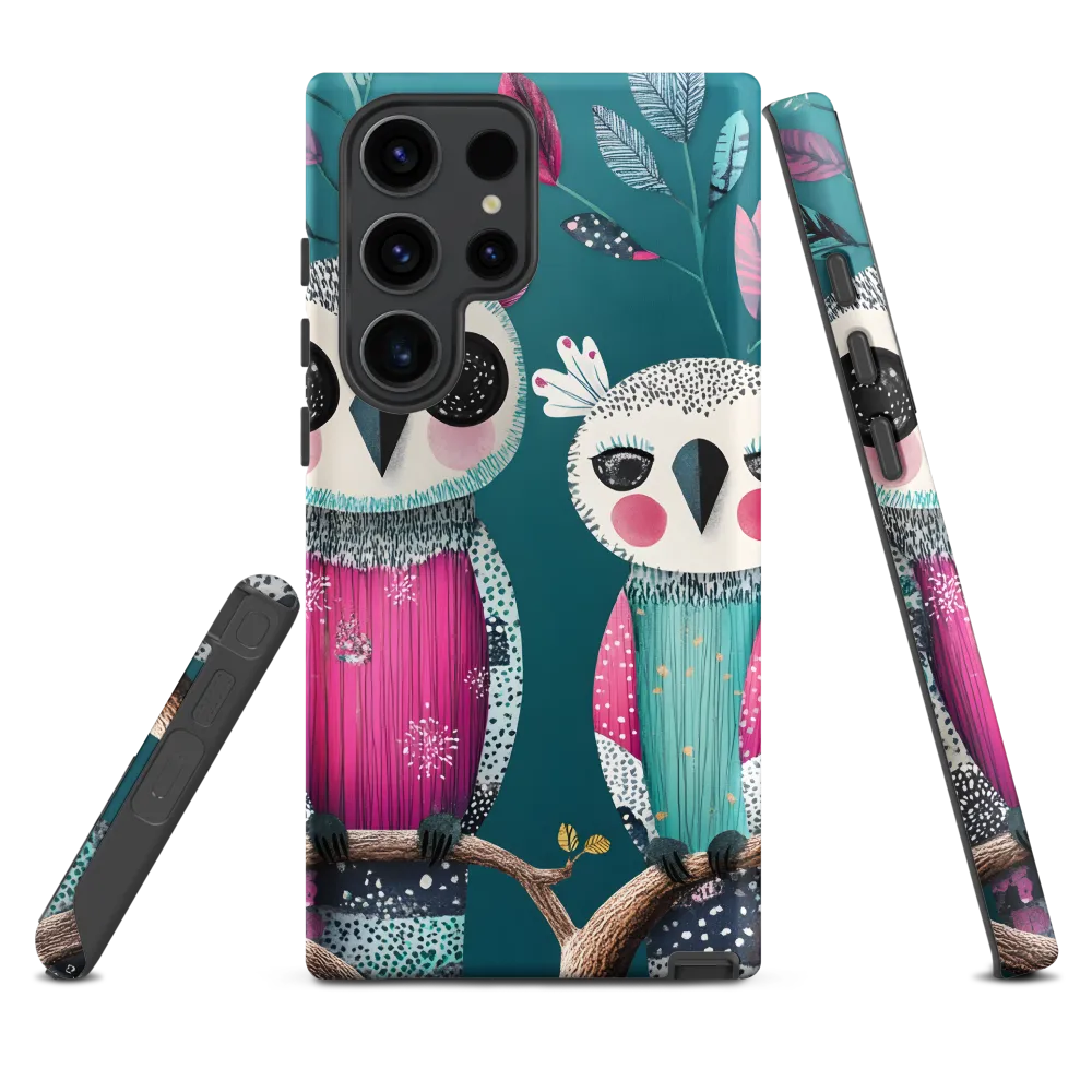 Whimsical Duo: A Celebration of Nature and Color