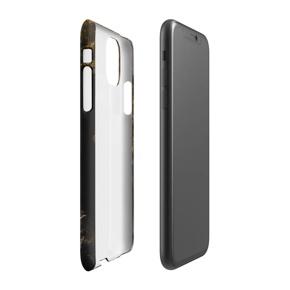Golden Elegance: A Modern Profile Portrait