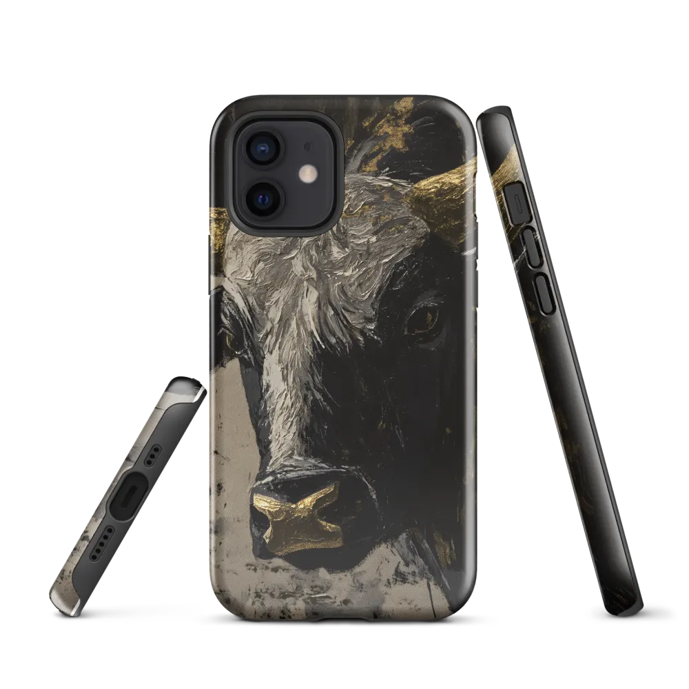Majestic Bull: The Power in Black and Gold