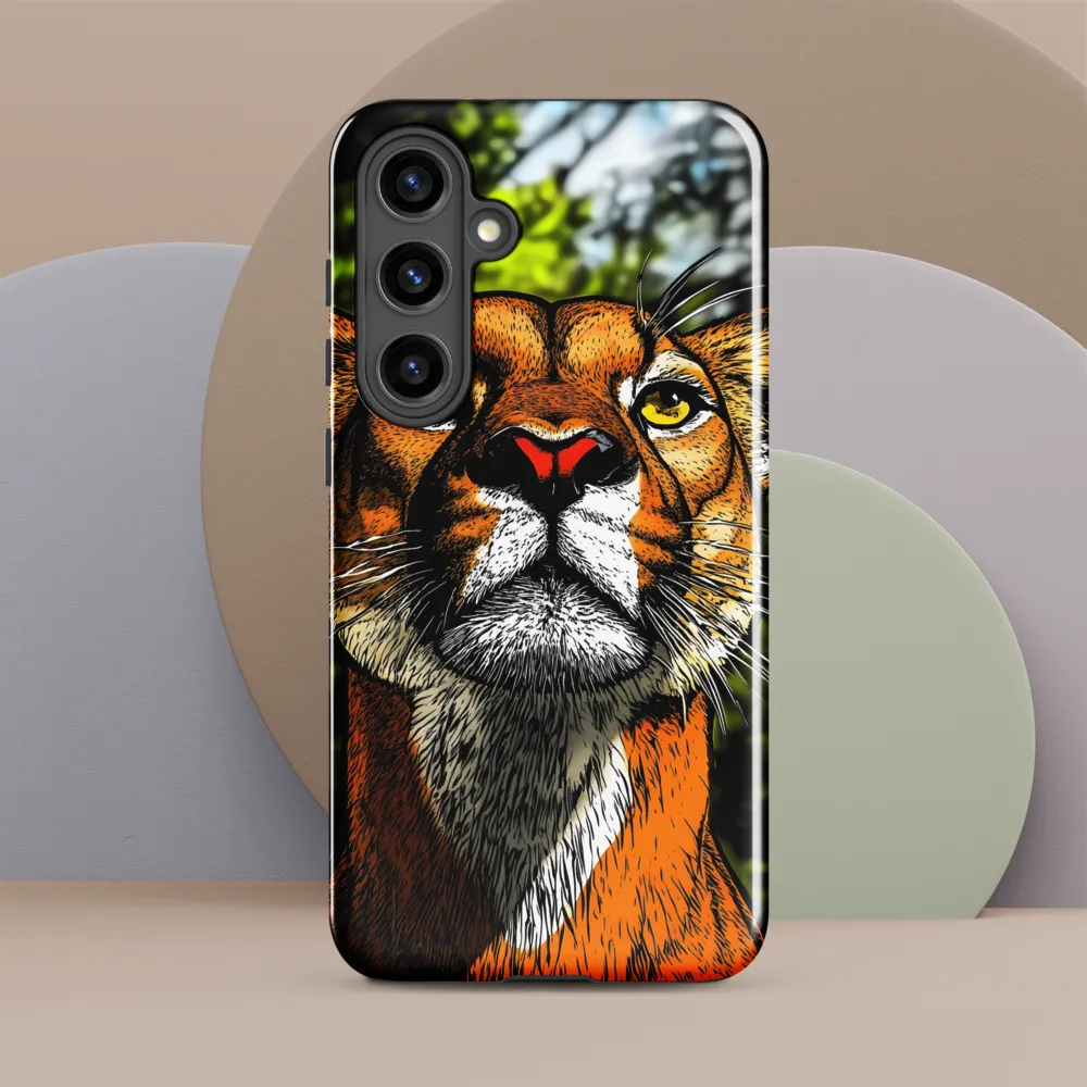 Regal Gaze: The Lioness in Focus