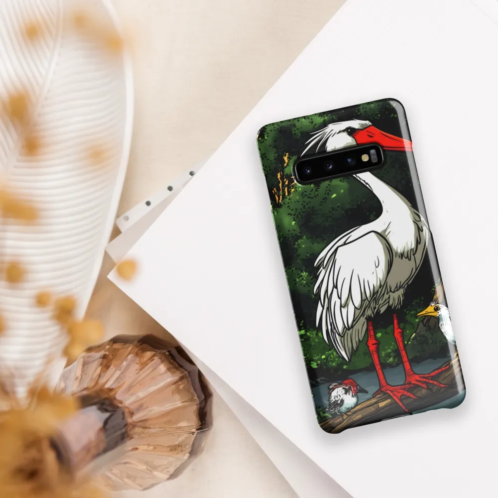 Unity in Nature: The Avian Gathering | Phone Case |  S10 Plus | Snap Case | Glossy