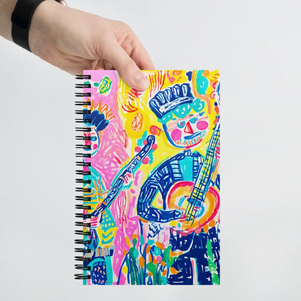 Joyful Duet: A Celebration of Music | Spiral Notebook