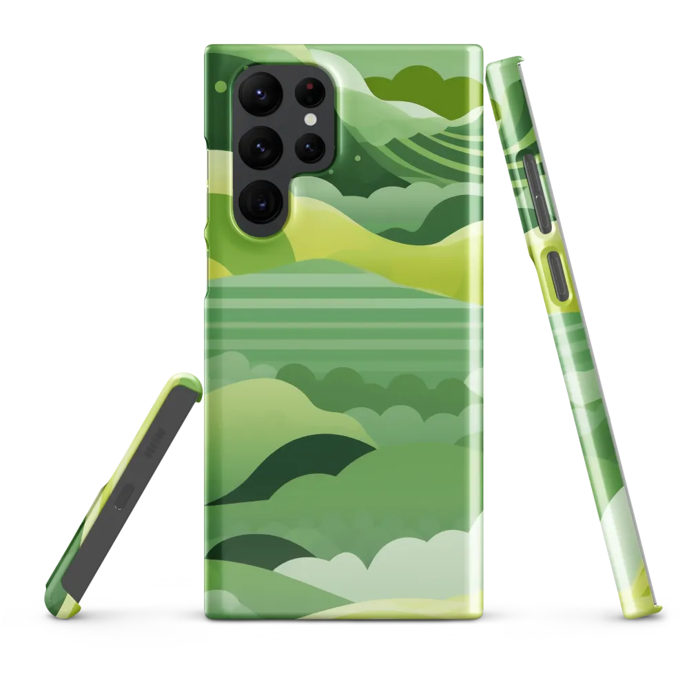 Tranquility in Green Waves
