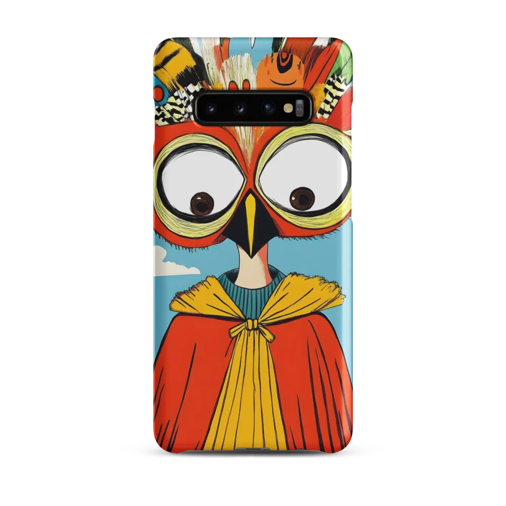 A Whimsical Encounter: The Owl-Human Fusion