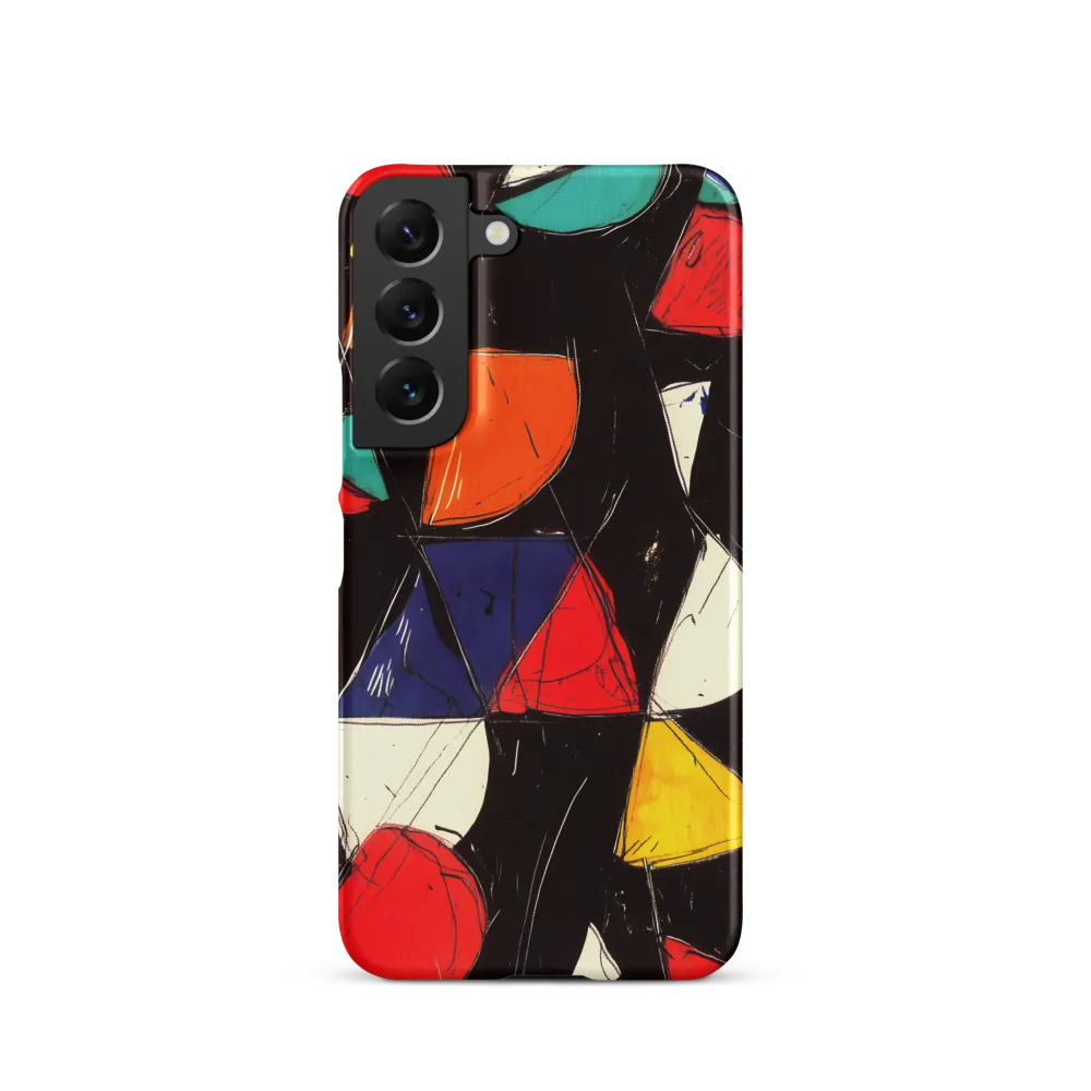 Vibrant Geometric Symphony | Phone Case |  S22 | Snap Case | Matte