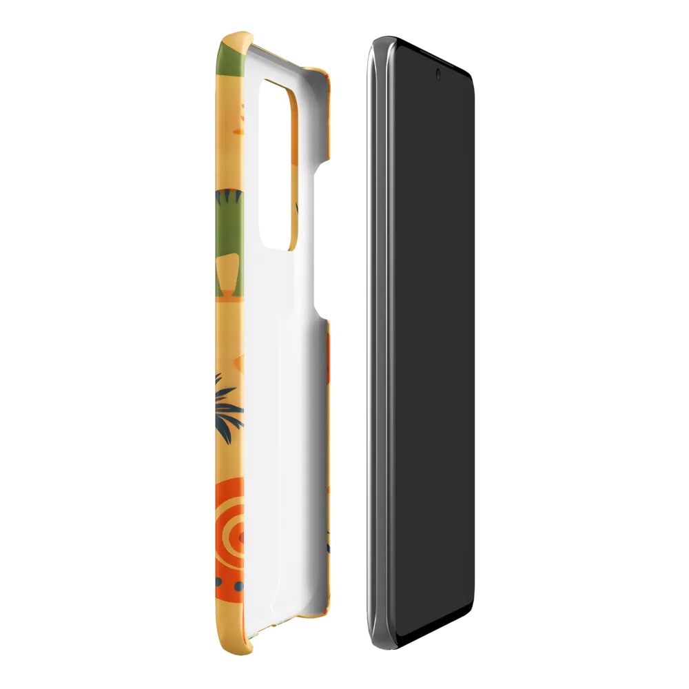 Dinosauria Delight: A Colorful Prehistoric Adventure | Phone Case |  S20 Ultra | Snap Case | Matte