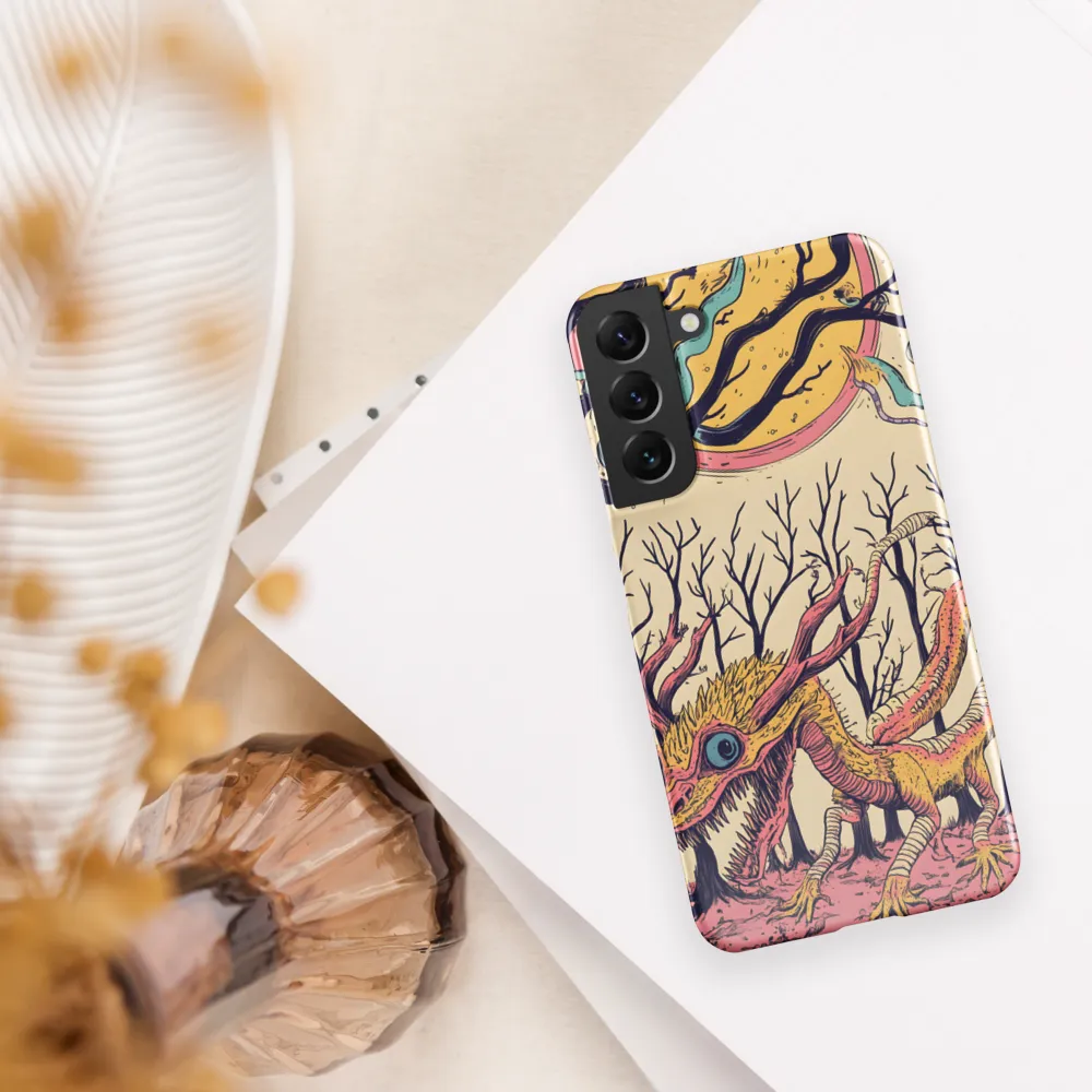 The Enigmatic Dragon of the Desolate Forest | Phone Case |  S22 Plus | Snap Case | Glossy